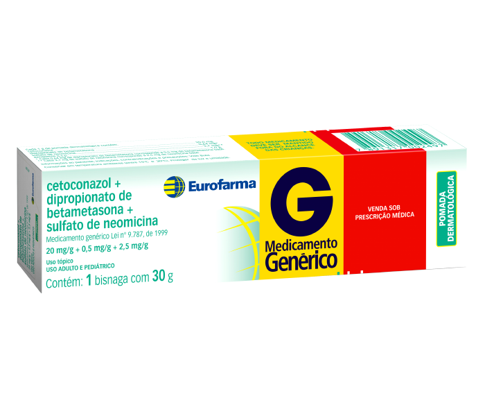 CETOCONAZOL + DIPROPIONATO DE BETAMETASONA + SULFATO DE NEOMICINA