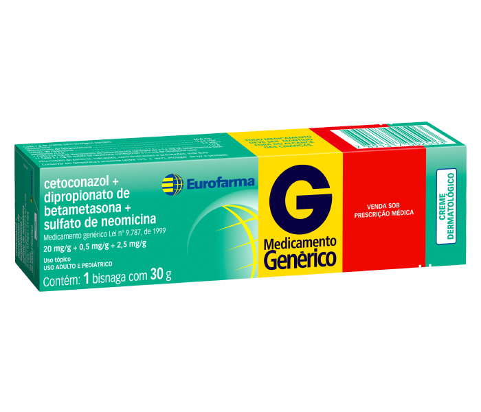 CETOCONAZOL + DIPROPIONATO DE BETAMETASONA + SULFATO DE NEOMICINA