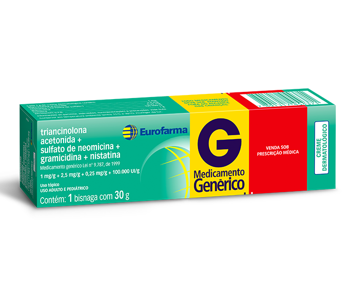 TRIANCINOLONA ACETONIDA + SULFATO DE NEOMICINA + GRAMICIDINA + NISTATINA