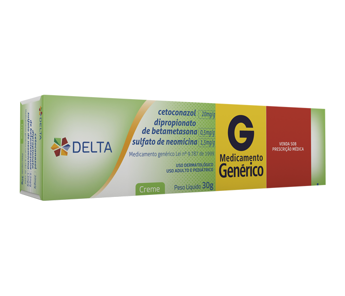 CETOCONAZOL + DIPROPIONATO DE BETAMETASONA + SULFATO DE NEOMICINA