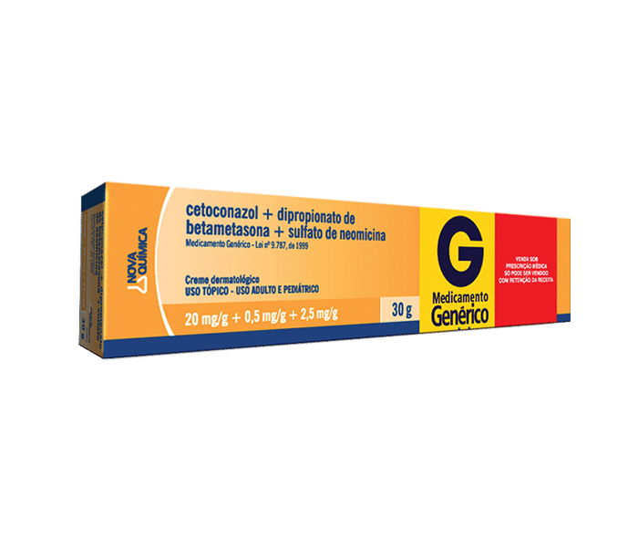 CETOCONAZOL + DIPROPIONATO DE BETAMETASONA + SULFATO DE NEOMICINA