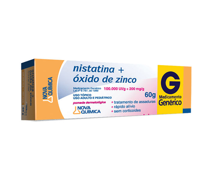 NISTATINA + ÓXIDO DE ZINCO