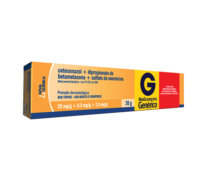 CETOCONAZOL + DIPROPIONATO DE BETAMETASONA + SULFATO DE NEOMICINA