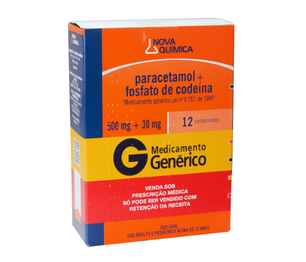 PARACETAMOL + FOSFATO DE CODEÍNA