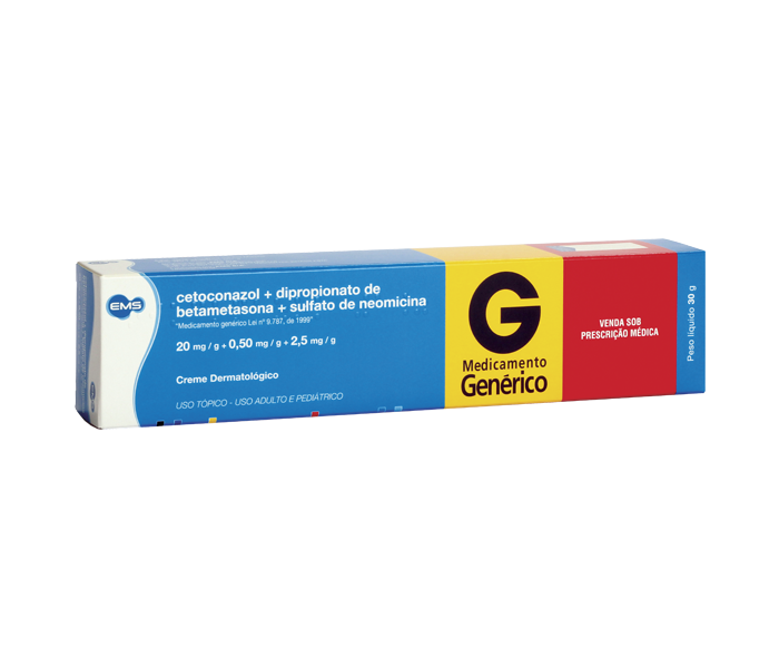 CETOCONAZOL + DIPROPIONATO DE BETAMETASONA + SULFATO DE NEOMICINA