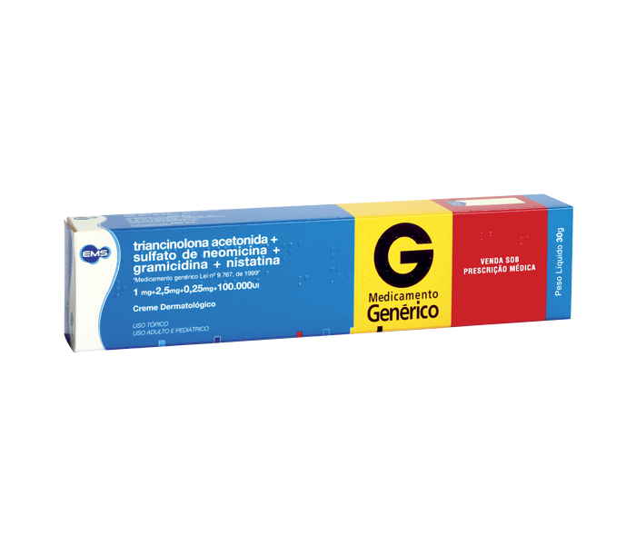 ACETONIDO DE TRIANCINOLONA+SULFATO DE NEOMICINA+GRAMICIDINA+NISTATINA
