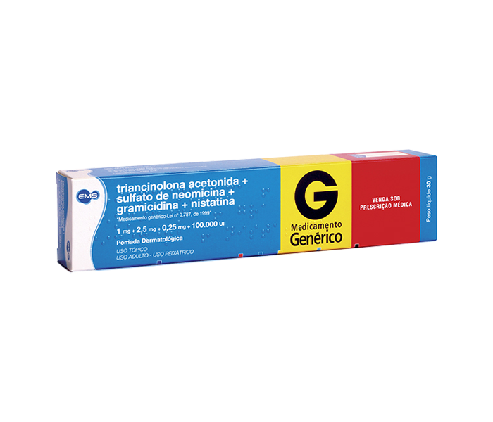 ACETONIDO DE TRIANCINOLONA+SULFATO DE NEOMICINA+GRAMICIDINA+NISTATINA