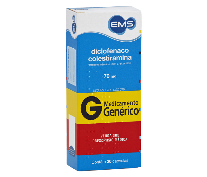 DICLOFENACO COLESTIRAMINA