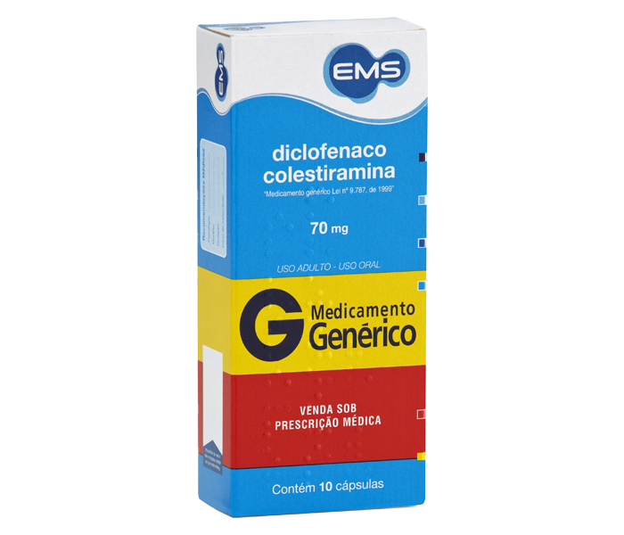 DICLOFENACO COLESTIRAMINA