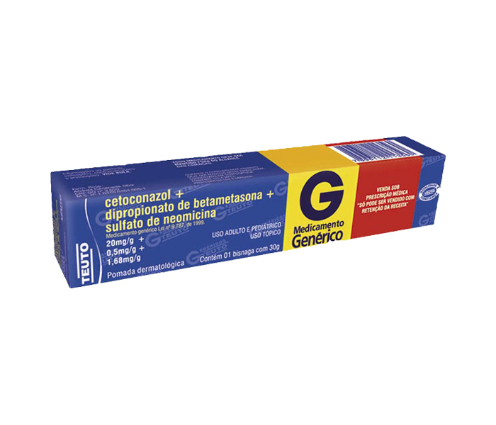 CETOCONAZOL + DIPROPIONATO DE BETAMETASONA + SULFATO DE NEOMICINA