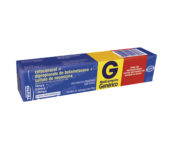 CETOCONAZOL + DIPROPIONATO DE BETAMETASONA + SULFATO DE NEOMICINA