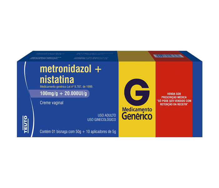 METRONIDAZOL + NISTATINA