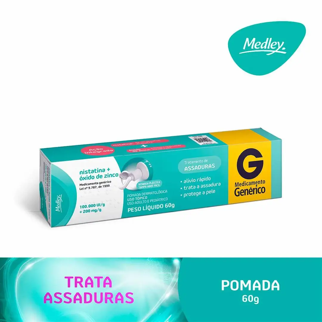 NISTATINA + ÓXIDO DE ZINCO