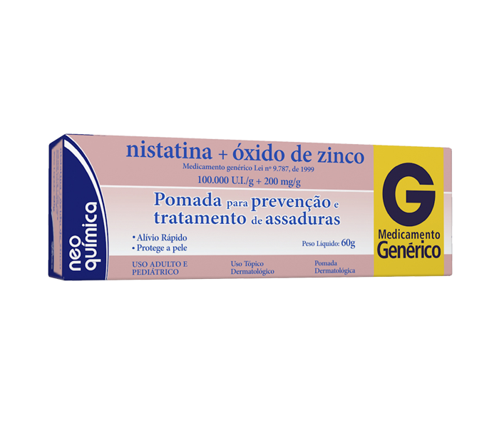 NISTATINA + ÓXIDO DE ZINCO