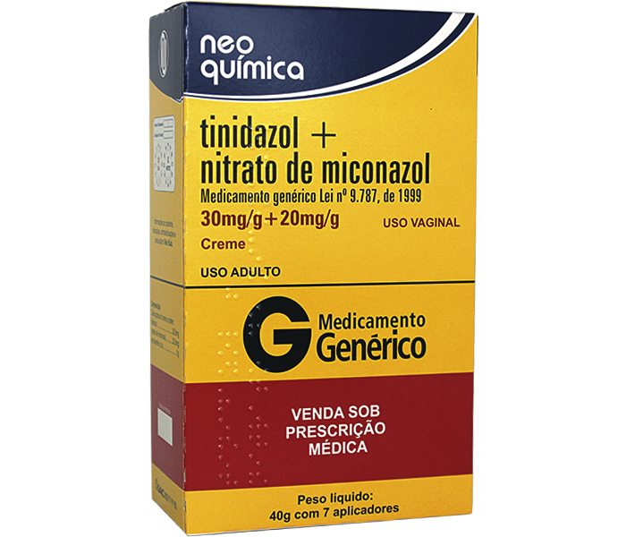 TINIDAZOL + NITRATO DE MICONAZOL