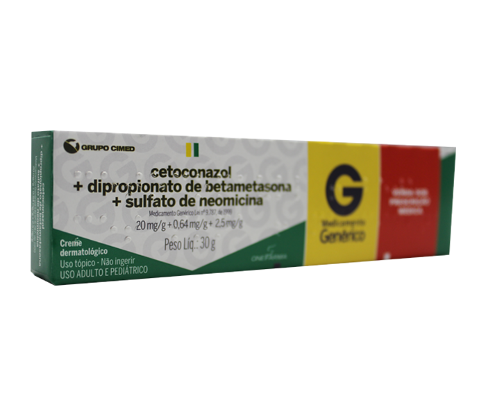 CETOCONAZOL+DIPROPIONATO DE BETAMETASONA+SULFATO DE NEOMICINA