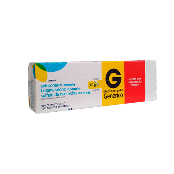 CETOCONAZOL + BETAMETASONA + SULFATO DE NEOMICINA