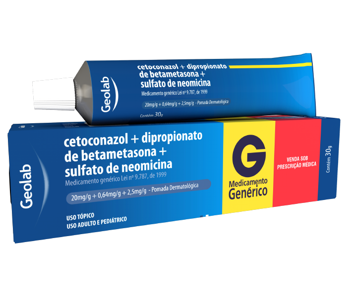 CETOCONAZOL + DIPROPIONATO DE BETAMETASONA + SULFATO DE NEOMICINA