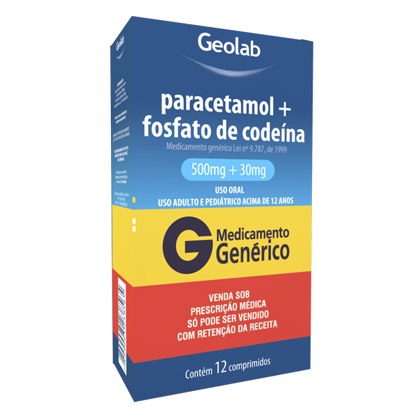 PARACETAMOL + FOSFATO DE CODEÍNA